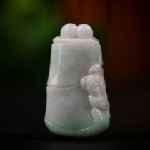 Jade carving pendant rich and auspicious 32 25g