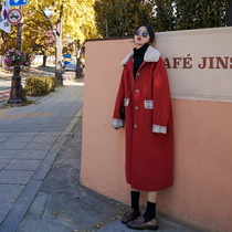 Woolen coat womens mid-length autumn and winter 2020 new Korean version of the temperament Hepburn wind goddess fan woolen coat