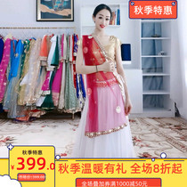 Indian uniform female Yiman original fairy air stage dance performance costume costume exotic style Lengha suit