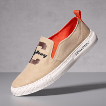 Old Beijing cloth shoes mens 2021 new casual soft sole foot plate shoes Spring Breathable large size canvas shoes mens tide