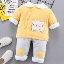 Baby clothes 3 autumn and winter clothes 4 suits 5 padded 6 thin cotton 7 split 8 men and women babies 9 cotton clothes 2 coats 10 months