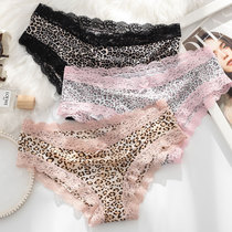 BAO WEN panties women Ice Silk sexy lace no trace regrets hot low waist ultra-thin breifs summer