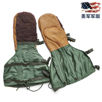 US military version of the original military fans collection M1949 extremely cold double layer thick sheepskin gloves pilot alpaca hair beauty