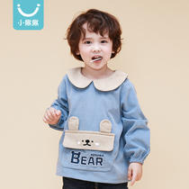 Baby waterproof cover upside down anti-dressing winter children female corduroy anti-dirty autumn and winter children Boy Boy Boy Boy Boy treasure