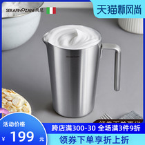 Shangni stainless steel measuring cup with scale household pull flower cup ml large capacity coffee milk bubble milk tea Kitchen baking