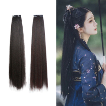 Costume wig thickened straight hair piece is not easy to tie the knot hair row drape hair fluffy smooth ponytail one piece 425-432