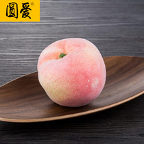 Peach model fake peach simulation fruit and vegetable simulation high degree of fruit childrens kindergarten early education props