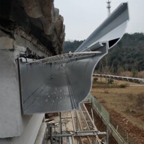 Xingtai good aluminum alloy 6 5 inch high-grade gutter rainwater pipe downspout eaves trough drainage tank rainwater tank 01