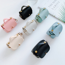 Headphone storage bag small cute mobile phone data cable sorting out U disk small bag box portable earphone cable protective cover earplug storage box artifact ushield Coin Coin change bag storage bag female