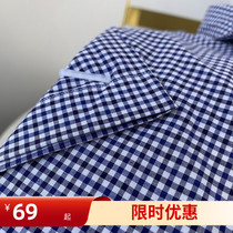 38 38 39 40 Yagor mens pure cotton breathable plaid business sashimi short sleeve shirt casual summer DC22