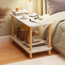 Sofa edge a few minimalist shelves Bedside Table Small Tea Table Home Simple Small Narrow Table Bedroom Mini Small Square Table