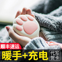 Charging hand warmers female mobile power mini fat pet cute portable explosion-proof baby small hot water bag