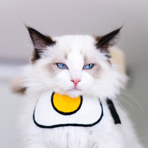ins Korean pet cat dog saliva towel bib cute triangle scarf Teddy beehib collar jewelry collar