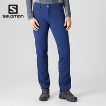 Salomon sports pants Womens outdoor hiking hiking pants Water repellent soft shell stretch slacks