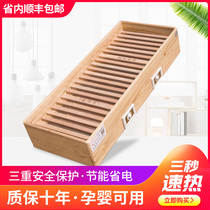 Solid wood heater Hunan foot warmer oven fire box home oven oven living room electric stove oven oven wooden fire bucket