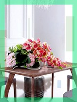 Simulation flower modern simple decorative flower model room living room porch ornaments Phalaenopsis fake flower table floral set