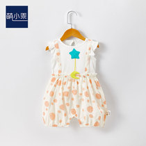 Baby Li Yu Xia 2 year old daughter climbs summer dress newborn hacksuit for 6 - 9 months baby clothes