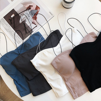 P089 very simple style ~ delicate soft ~ threaded cotton skin-friendly inside Net red bottoming solid color vest