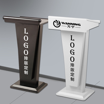 Conference room platform podium speech table reception desk reception desk modern hosting desk small