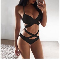 2018 Sexy Cross swimsuit women купальник боди women swimsuit