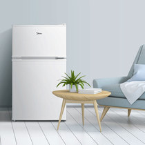 Midea 88-liter small refrigerator household small two-door double door energy saving dormitory rental mini fan small two-door