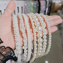 Net Red New Sweet Pearl Woman Han Version In Super Fairy Wash Face Pressure Hair Temperament Brief 100 hitch Hair Stirrup Accessories