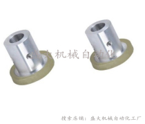 Polyurethane coated rubber unpowered roller screw fixed type Mithrice type aluminum alloy conveyor short roller pulley