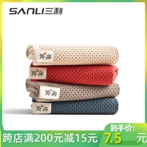 Sanli cotton gauze towel adult extra thick Japanese face towel absorbent lovers hotel towel