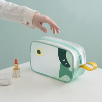 2020 new super fire portable waterproof washing cosmetic bag cute Japanese girl large capacity Korean storage bag