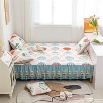 Summer tatami bed cover with three sets of quilted kang cushions Kang Cover Rural Large kang Brick Bed Cover Ice-sheet Customized