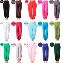 Womens yoga clothes Bloomers Trousers Modal large size loose casual morning exercise sports Tai chi clothes Meditation clothes Summer