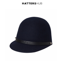 Hats and hats womens autumn and winter fashion British Knights hat woolen bowler hats outdoor casual retro felt hats