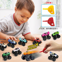 Catapult toy children ejection car set model off-road mini ejection key car boy baby
