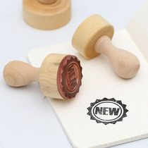 Engraved seal boxwood seal customized personality diagram private name seal ancient style hand account seal