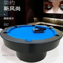 Round pool table Custom pool table Personalized black eight club Entertainment exhibition hall Commercial leisure villa