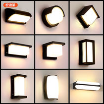 Outdoor wall lamp super bright stair aisle exterior wall lamp LED outdoor induction waterproof outdoor courtyard wall lamp