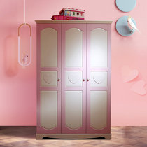 Three-door wardrobe children pink princess two-door wardrobe ktcat Korean 4-door storage wardrobe pastoral wardrobe girl