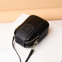Gusson Slave Crocodile Print Women Bag Genuine Leather Mini Small Bag Korean version Head layer Bull Leather Single Shoulder Bag Lady Slanted Satchel Bag