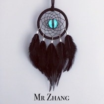 MR ZHANG MR ZHANG hand-made original dream catcher Indian feather pendant Literary gift Car pendant