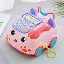 Baby childrens toys simulation phone seat male baby music multi-function puzzle early education 1 year old 9 months Girl