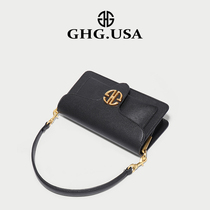 GHG light luxury brand leather tabby bacchus bag small bag female 2021 new messenger bag armpit bag summer