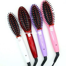 Women Hot Hair Straightener Comb Electric Iron Hair Brush St