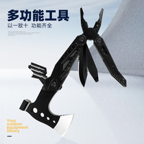 Outdoor multifunctional tool pliers for letterman camping mountaineering portable folding with flint multifunction pliers