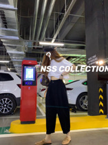 NSSCOLLECTION Giant Wear Giant Skinny Turned Loose Short Round Neck Profile Joker T-shirt