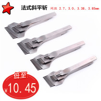 Gooddiy handmade leather white steel method chopped flat olive cut olive cut leather punching tool set recommended