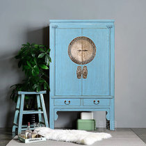 New Chinese old elm wood wardrobe retro to make old wardrobe Bedroom cupboard lockers large wardrobe antique old furniture