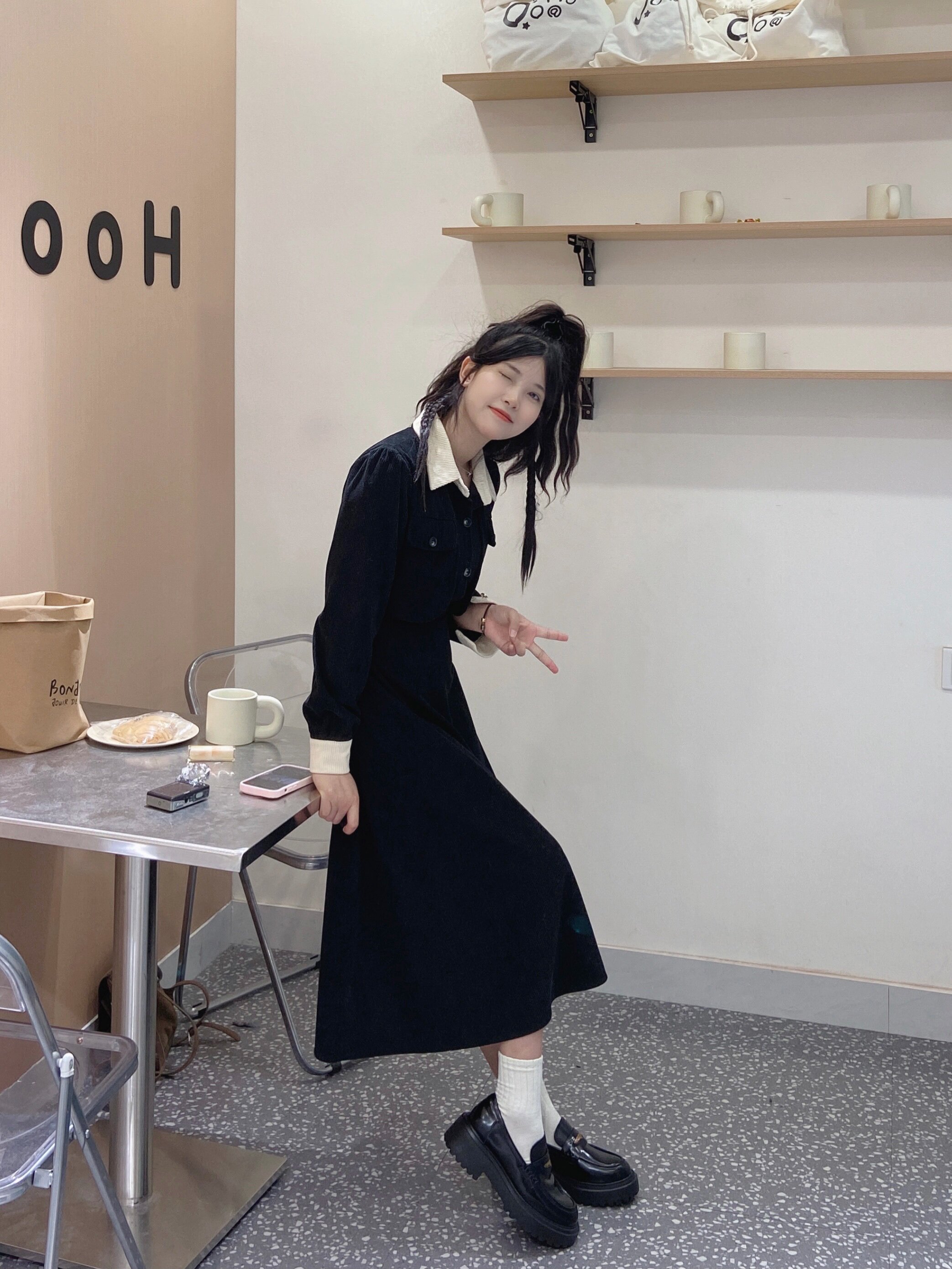 田曦薇同款百丽海鸥乐福鞋2.0 厚底增高设计拉长比例 真皮材质柔软亲肤