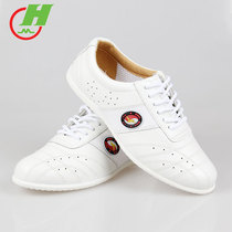 Tai Chi shoes head layer soft cowhide kung fu shoes martial arts training shoes men and women sports shoes breathable summer mesh
