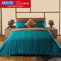 Totoro Xiansen Nordic light luxury first layer calfskin double bed Modern simple master bedroom soft bag leather art bed