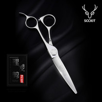  Deer scissors professional barber scissors flat scissors straight scissors strip scissors barber shop hair salon flat scissors scissors hairdressing scissors bangs scissors